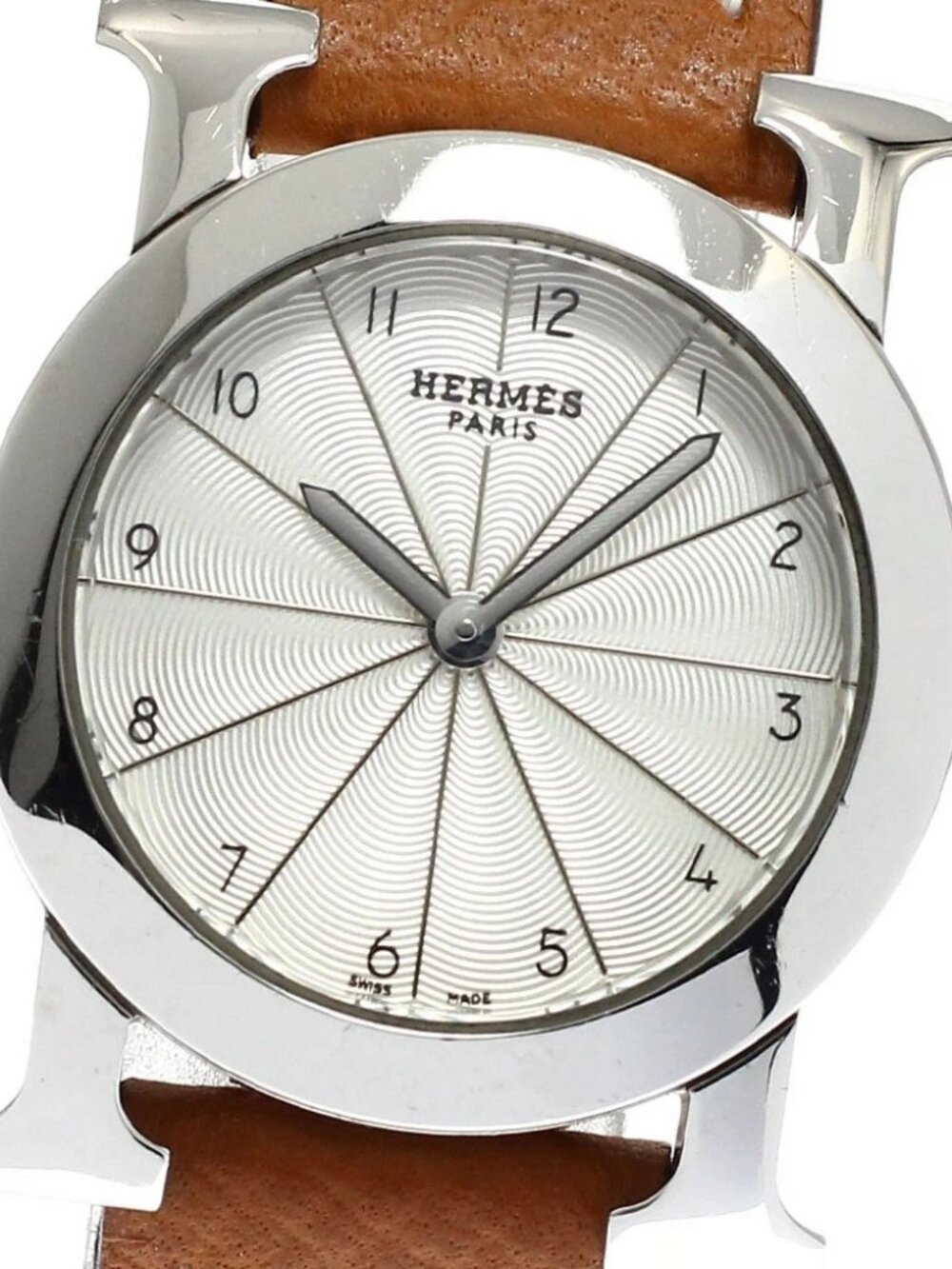 HERMES H watch Rondo HR1.210 Silver Dial Quartz Ladies Watch_923150